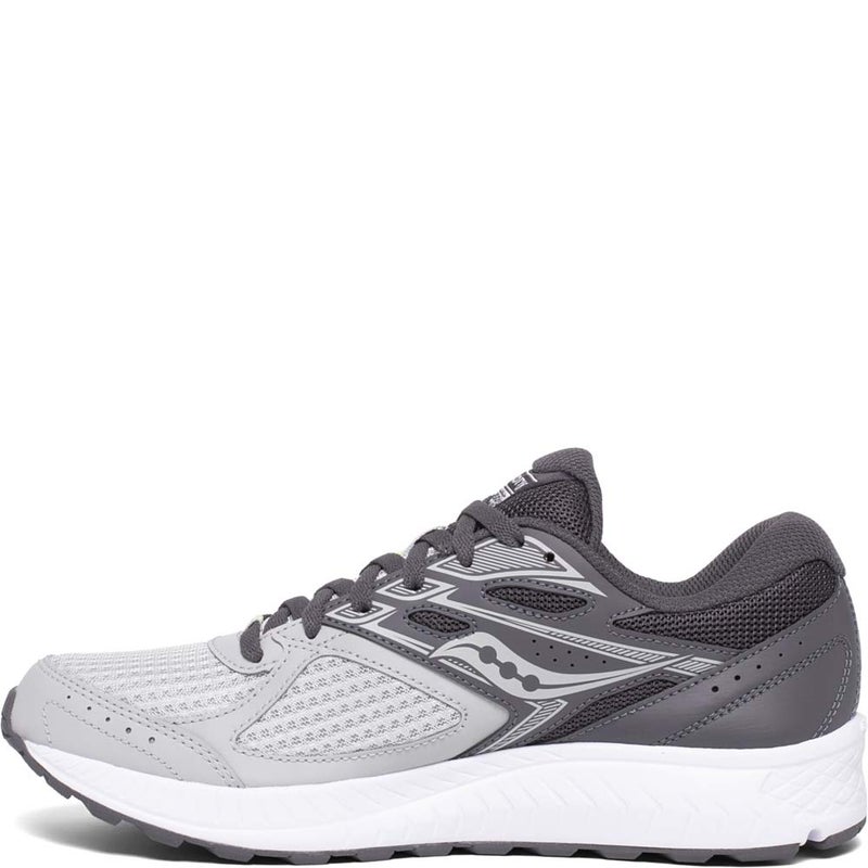 Saucony Men's Cohesion 13 Walking Shoe, Grey/Citron, 12 M US - Image 4